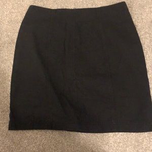 Vici black mini skirt denim
